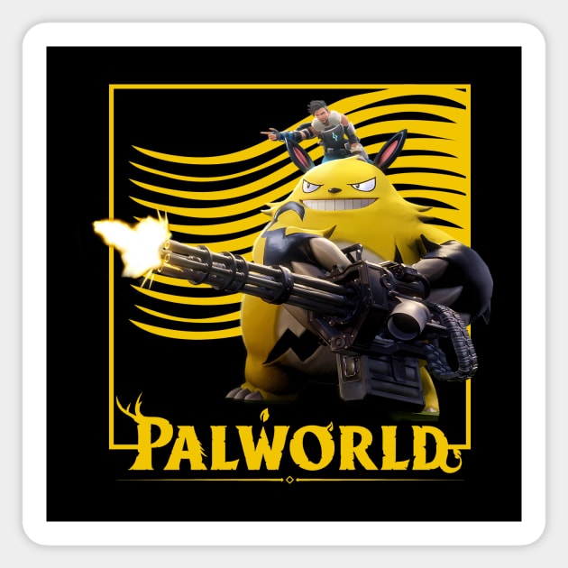 Palworld - Grizzbolt Sticker by wenderinf